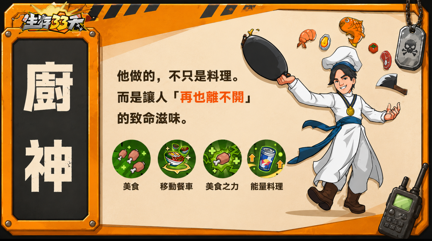 《生存33天》三大核心英雄深度攻略:打爆、續航、抗壓一套全搞定! 3 生存33天